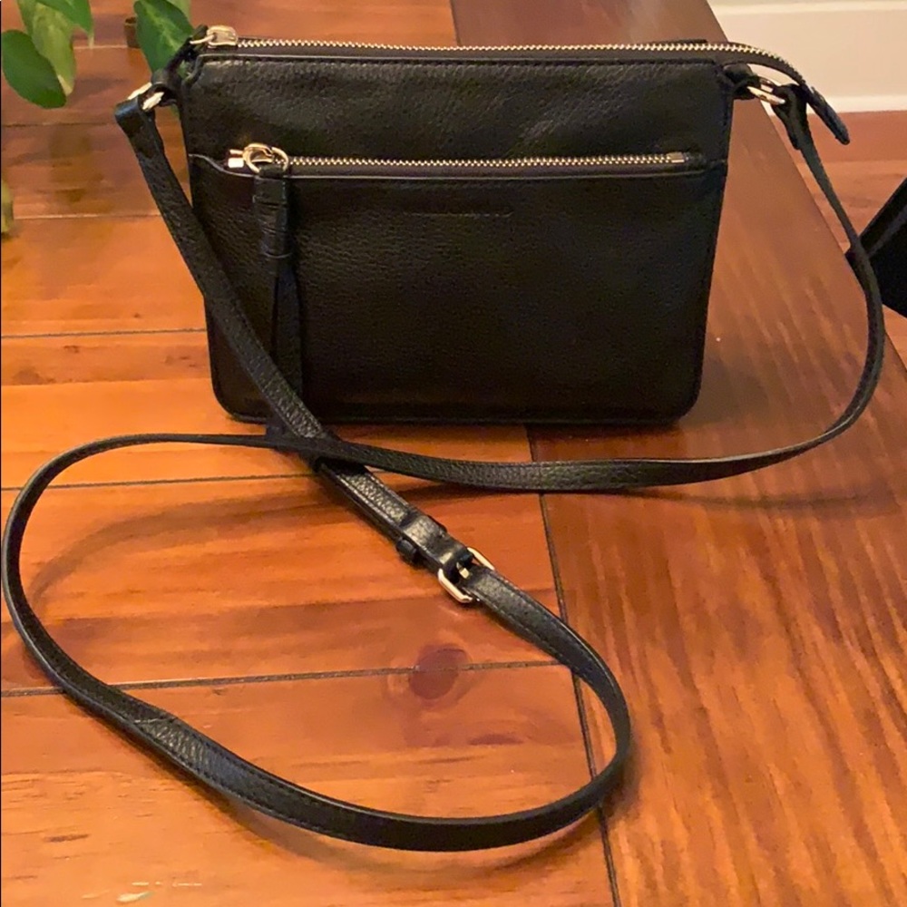 Vince Camuto Black Leather Crossbody